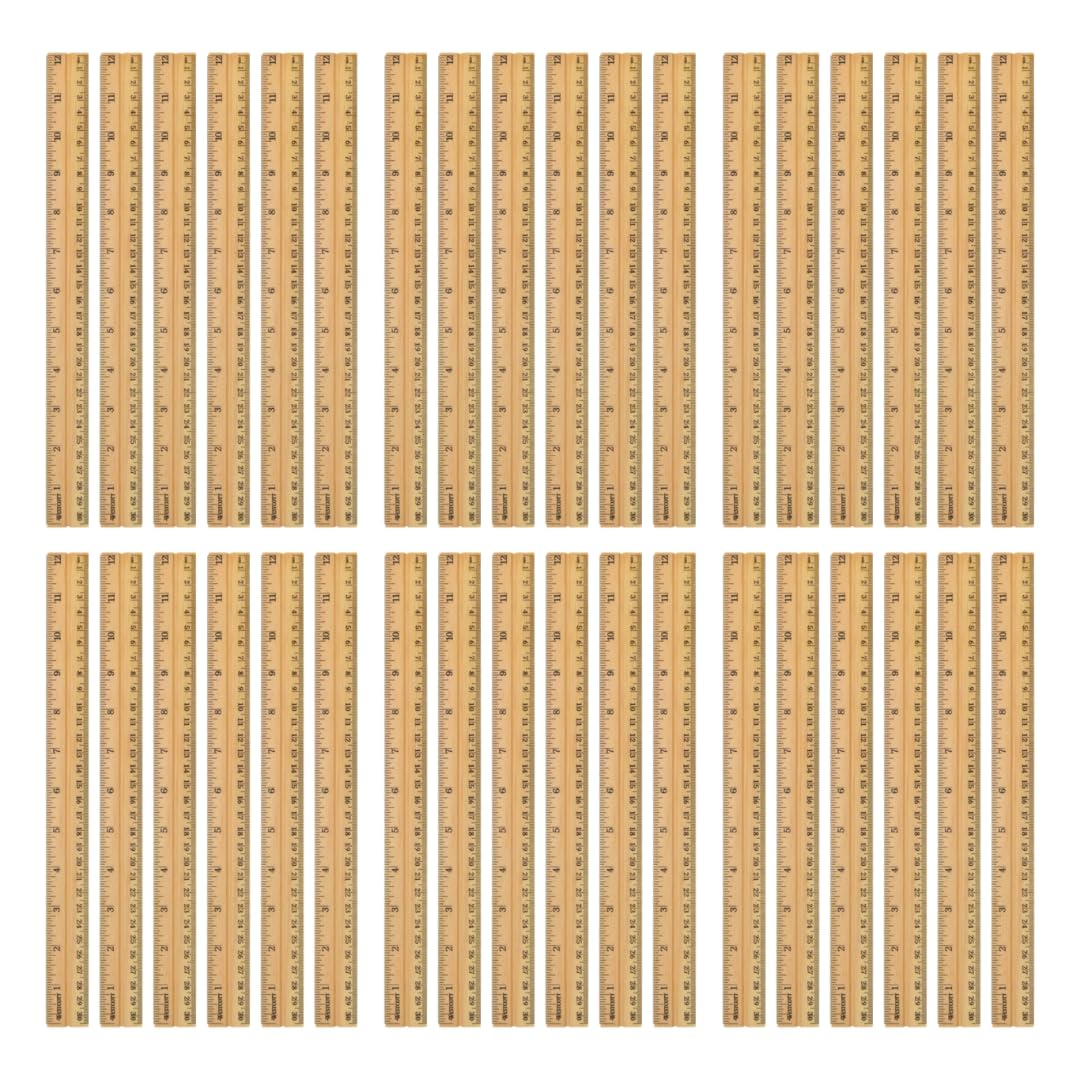 Westcott School Ruler with 16ths and Metric, 12-Inch (10377)