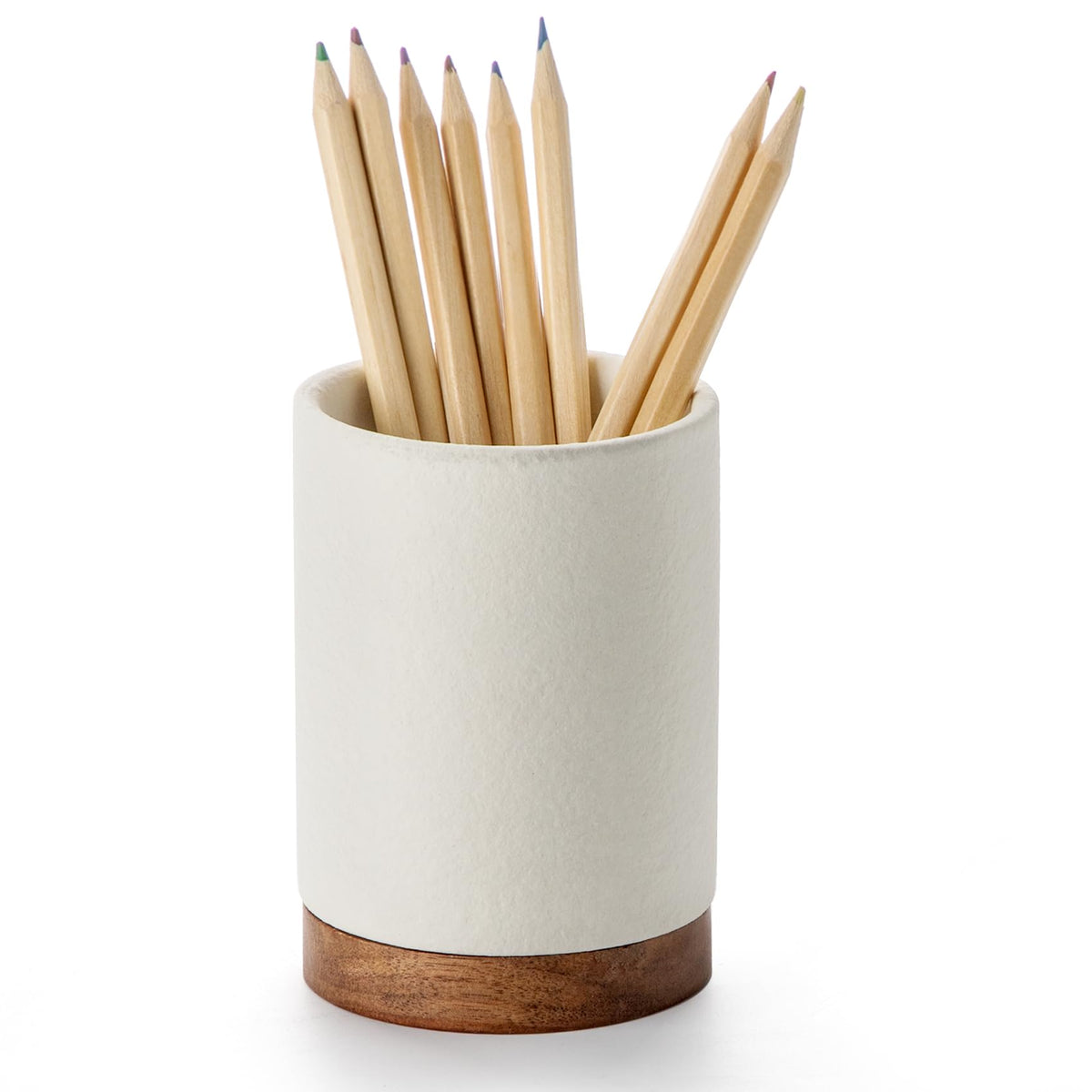 Ceramic Pen Holder for Desk, Pencil Cup, (Royal Blue, Set / 1)