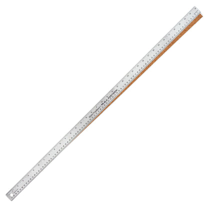 WA Portman Metal Ruler 12'', Metric Edge Corkback Stainless Steel Ruler
