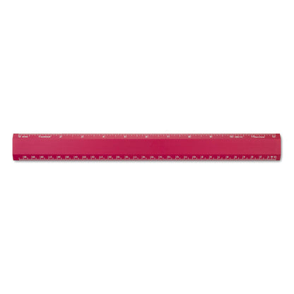 Alumicolor Aluminum Desk Ruler, 12IN, Gold