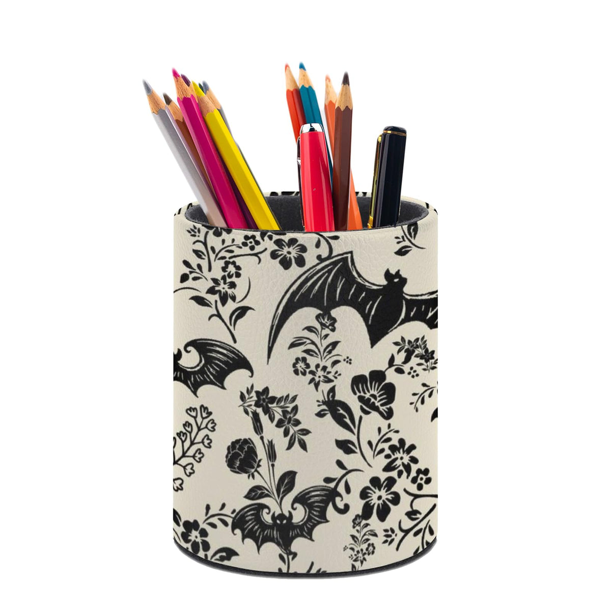 Leopard Print Pen Holder Pencil Cup for Desk Organizer