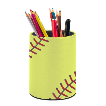 Leopard Print Pen Holder Pencil Cup for Desk Organizer