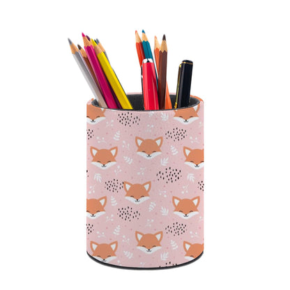 Leopard Print Pen Holder Pencil Cup for Desk Organizer