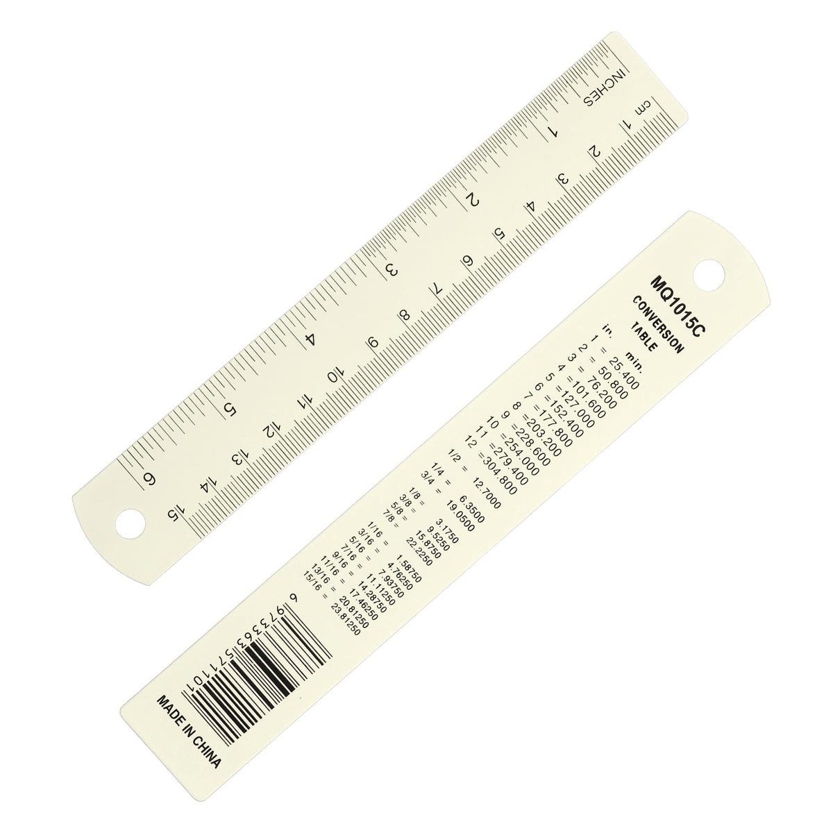 PATIKIL 30cm/12 inch Metal Ruler, Aluminum Alloy Metric Ruler with Inches and Centimeters Precision Measuring for Office Engineering Drafting, Purple