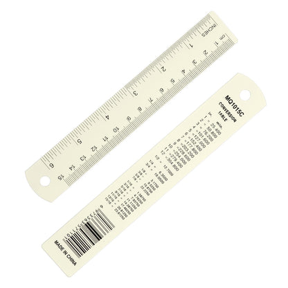 PATIKIL 30cm/12 inch Metal Ruler, Aluminum Alloy Metric Ruler with Inches and Centimeters Precision Measuring for Office Engineering Drafting, Purple