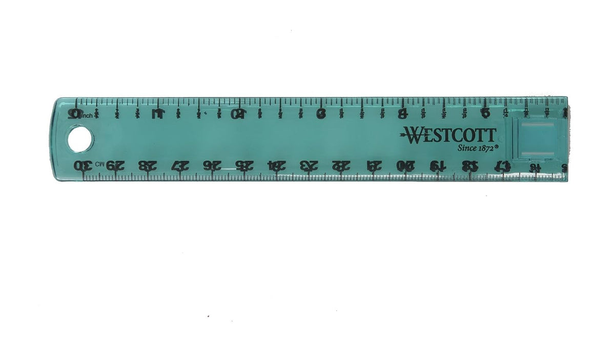 Acme Westcott Plastic Folding Ruler, Colors Vary (15390)