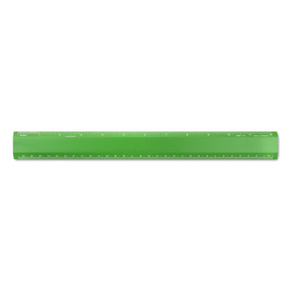 Alumicolor Aluminum Desk Ruler, 12IN, Gold