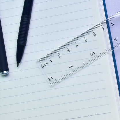 Color Clear Ruler Plastic Rulers - Ruler 12 inch, Kids Ruler for School