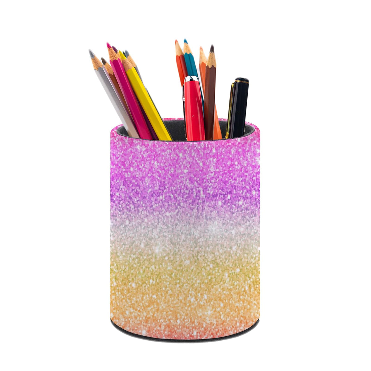 Leopard Print Pen Holder Pencil Cup for Desk Organizer