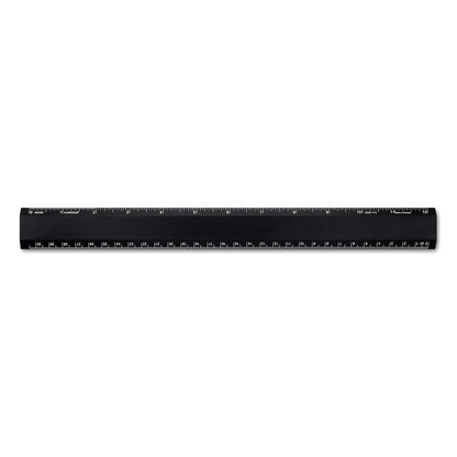 Alumicolor Aluminum Desk Ruler, 12IN, Gold