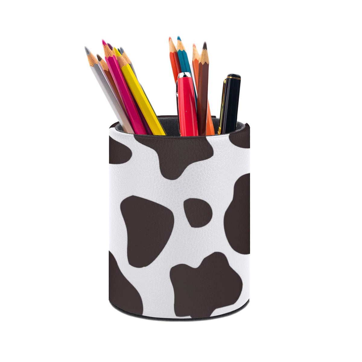 Leopard Print Pen Holder Pencil Cup for Desk Organizer
