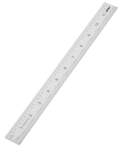 Mr. Pen- Machinist Ruler, 12 Inch, Stainless Steel Imperial