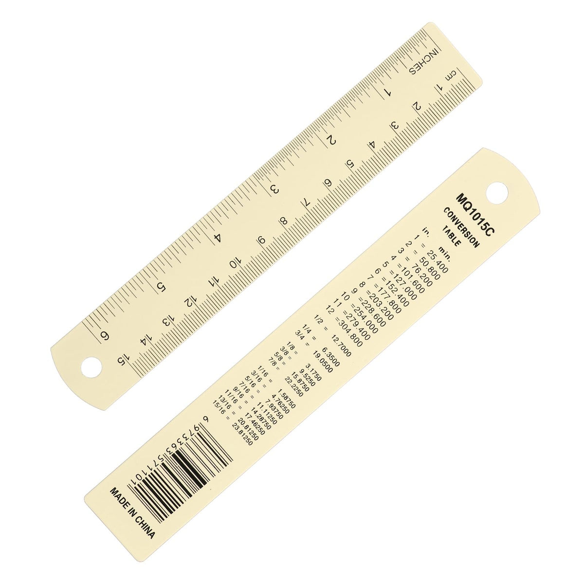 PATIKIL 30cm/12 inch Metal Ruler, Aluminum Alloy Metric Ruler with Inches and Centimeters Precision Measuring for Office Engineering Drafting, Purple