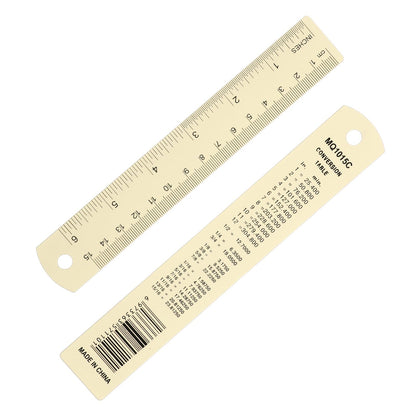 PATIKIL 30cm/12 inch Metal Ruler, Aluminum Alloy Metric Ruler with Inches and Centimeters Precision Measuring for Office Engineering Drafting, Purple