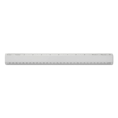 Alumicolor Aluminum Desk Ruler, 12IN, Gold