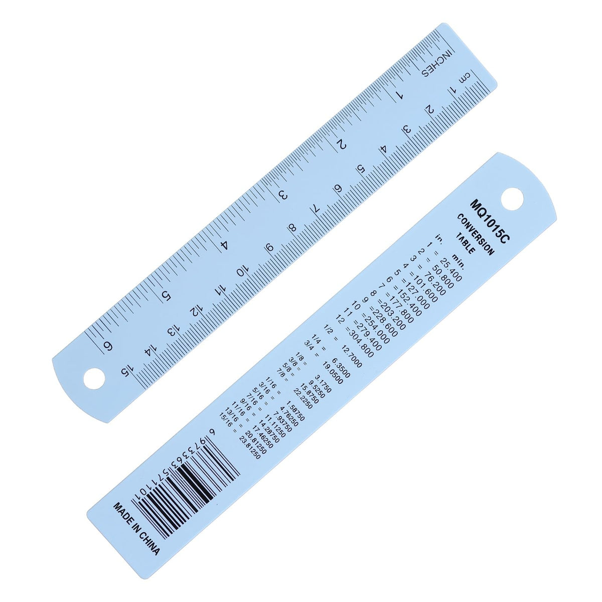 PATIKIL 30cm/12 inch Metal Ruler, Aluminum Alloy Metric Ruler with Inches and Centimeters Precision Measuring for Office Engineering Drafting, Purple