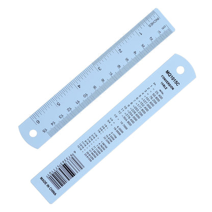 PATIKIL 30cm/12 inch Metal Ruler, Aluminum Alloy Metric Ruler with Inches and Centimeters Precision Measuring for Office Engineering Drafting, Purple