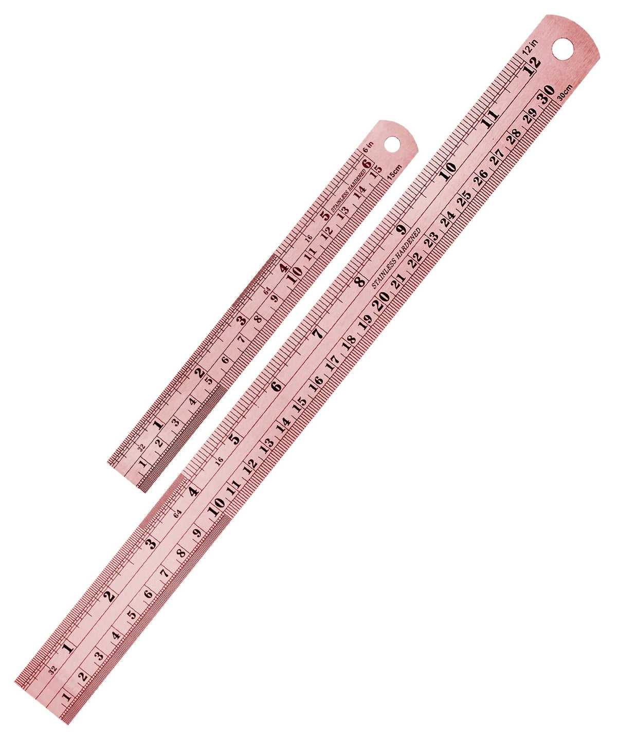 Mr. Pen- Metal Straight Edge Ruler, 6 pcs, 6", 8", 10", 12", 14", 16"