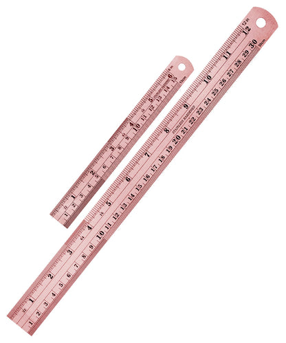 Mr. Pen- Metal Straight Edge Ruler, 6 pcs, 6", 8", 10", 12", 14", 16"