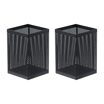 Comix Mesh Pen Holder Desk, Wire Pencil Holder with Foam Pad and Non-Slip Bottom Office Supplies Desk Organizer for Home Office School, 1 Pack