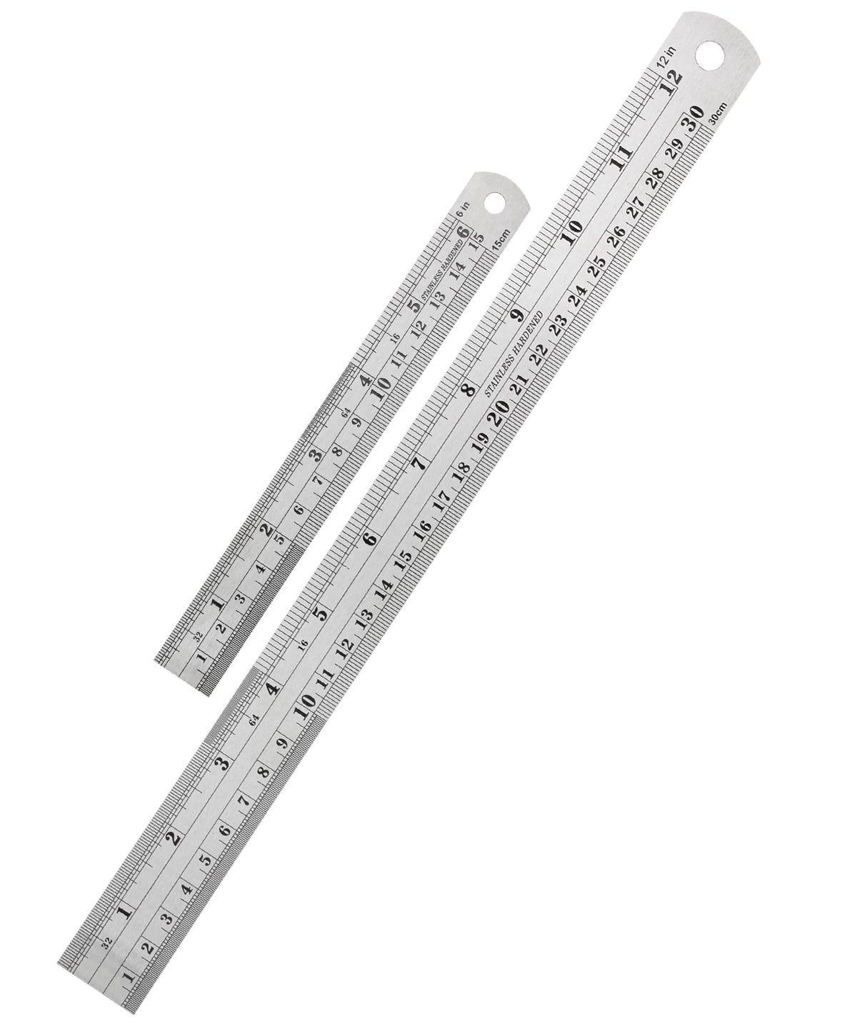 Mr. Pen- Metal Straight Edge Ruler, 3 pcs, 6", 12", 16"
