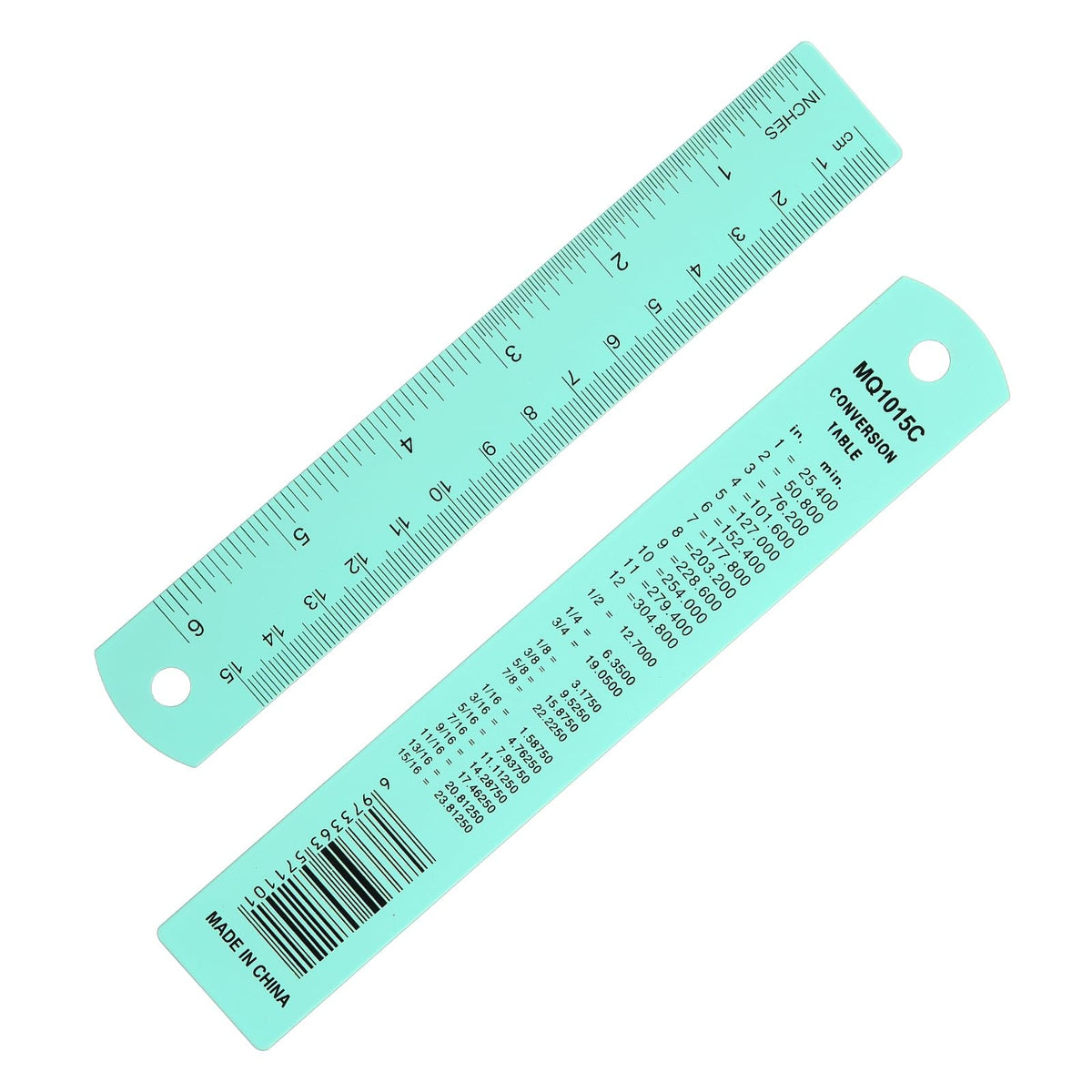 PATIKIL 30cm/12 inch Metal Ruler, Aluminum Alloy Metric Ruler with Inches and Centimeters Precision Measuring for Office Engineering Drafting, Purple