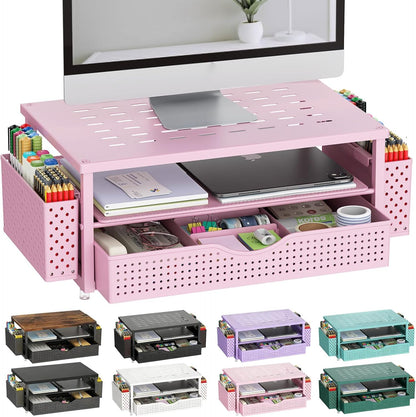 gianotter Monitor Stand with Drawer and 2 Pen Holders