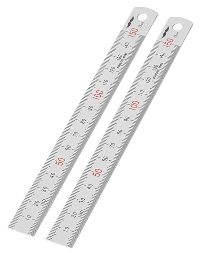 Mr. Pen- Machinist Ruler, 12 Inch, Stainless Steel Imperial