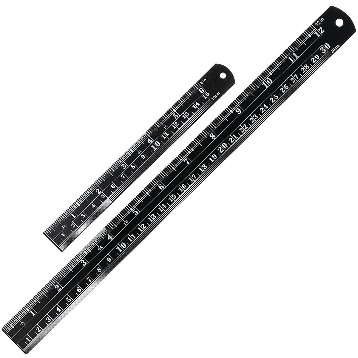 Mr. Pen- Metal Straight Edge Ruler, 4 pcs, 6", 8", 12", 14"