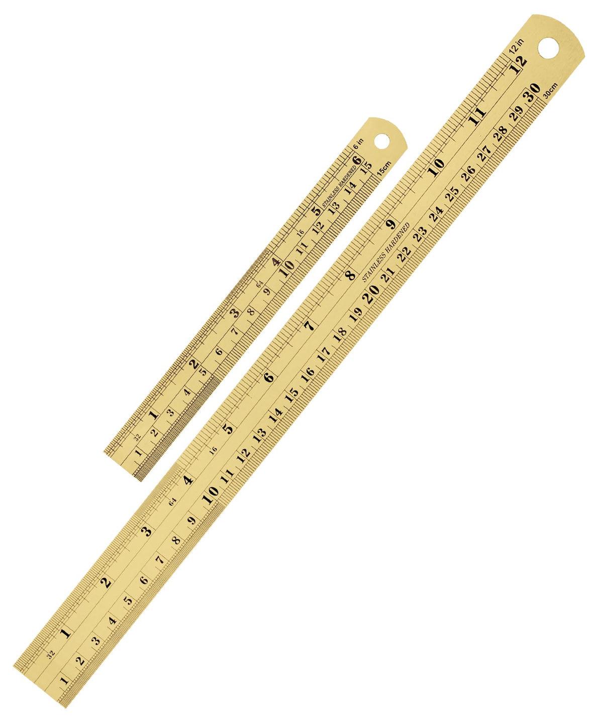 Mr. Pen- Metal Straight Edge Ruler, 4 pcs, 6", 8", 12", 14"