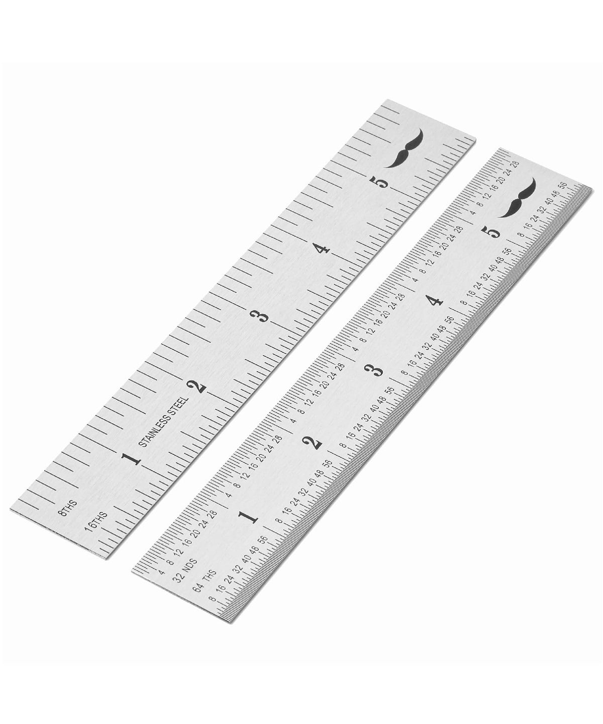 Mr. Pen- Machinist Ruler, 3 Pack, 6 Inch, Stainless Steel Metric & Imperial