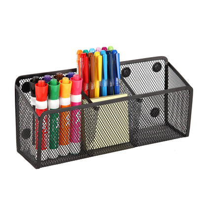 Magnetic Pencil Holder Whiteboard Pen Holder Locker Accessories (2-Slot*1)