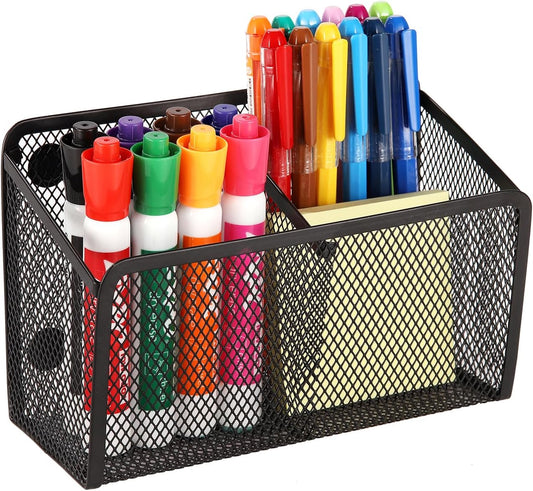 Magnetic Pencil Holder Whiteboard Pen Holder Locker Accessories (2-Slot*1)