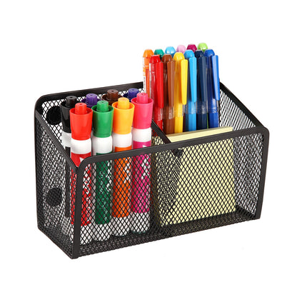 Magnetic Pencil Holder Whiteboard Pen Holder Locker Accessories (2-Slot*1)