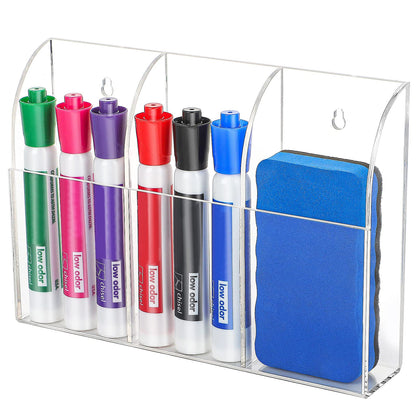 MaxGear Pen Holder for Desk 3 Pack,Mesh Metal, Non-Slip EVA Pad, 3.7’’ Tall