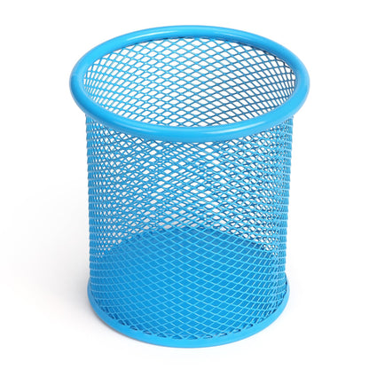 Tamaki Pen Holder Cup for Desk, Wire Mesh Pencil Cup Holder, Purple