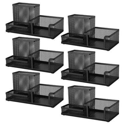 Comix Mesh Pen Holder, Desk Organizer for Home Office, Black