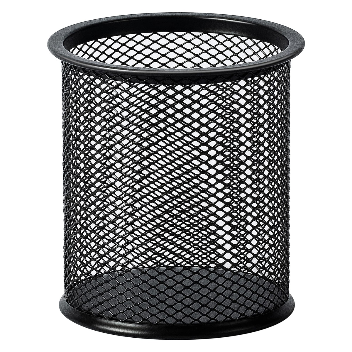 Amazon Basics Mesh Desk Organizer with Pen Holder, Pullout Drawer and Office Caddy Storage, 9.25" x 4.53" x 3.94", Black